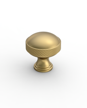 DESIGN4602 Modern Organic Champagne Bronze Cabinet Knobs – Diamond Knurled Domed Drawer Pulls