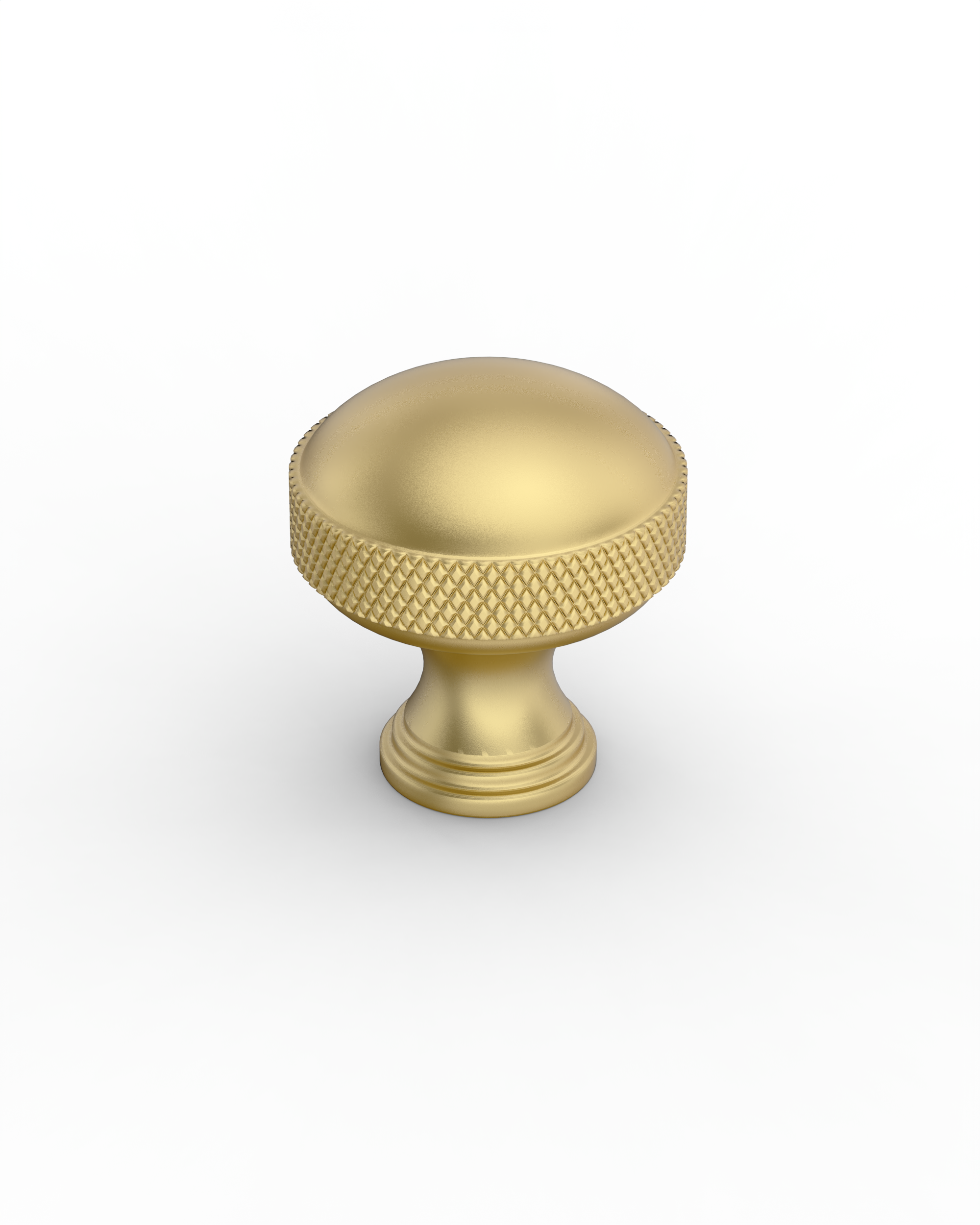 DESIGN4602 Modern Organic Champagne Bronze Cabinet Knobs – Diamond Knurled Domed Drawer Pulls