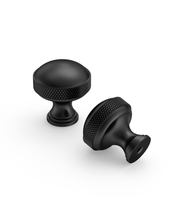 DESIGN4602 Modern Organic Champagne Bronze Cabinet Knobs – Diamond Knurled Domed Drawer Pulls