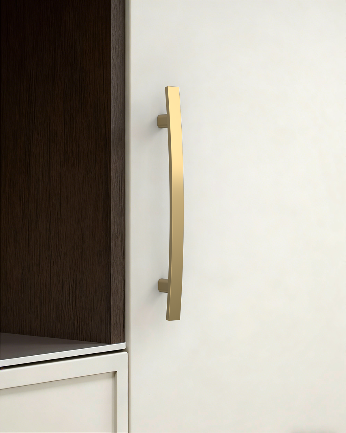 DESIGN3046 Warm Minimalist Flat Bar Cabinet T-Pulls