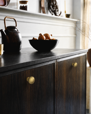 DESIGN4602 Modern Organic Champagne Bronze Cabinet Knobs – Diamond Knurled Domed Drawer Pulls