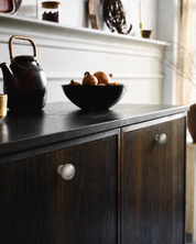 DESIGN4602 Modern Organic Champagne Bronze Cabinet Knobs – Diamond Knurled Domed Drawer Pulls