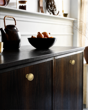DESIGN4602 Modern Organic Champagne Bronze Cabinet Knobs – Diamond Knurled Domed Drawer Pulls