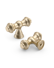DESIGN3768 Oil Rubbed Bronze T-Bar Cabinet Knobs for Vintage Kitchen | 2.2" Length