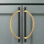 DESIGN3955 Combination Cabinet Pulls – Bar & Cup Pull Design for Drawers & Cabinets