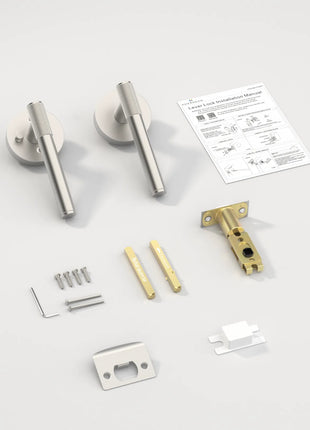 DESIGNZR02 Brushed Satin Nickel Door Handles