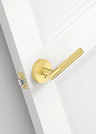 DESIGNZR02 Brushed Gold Door Handles