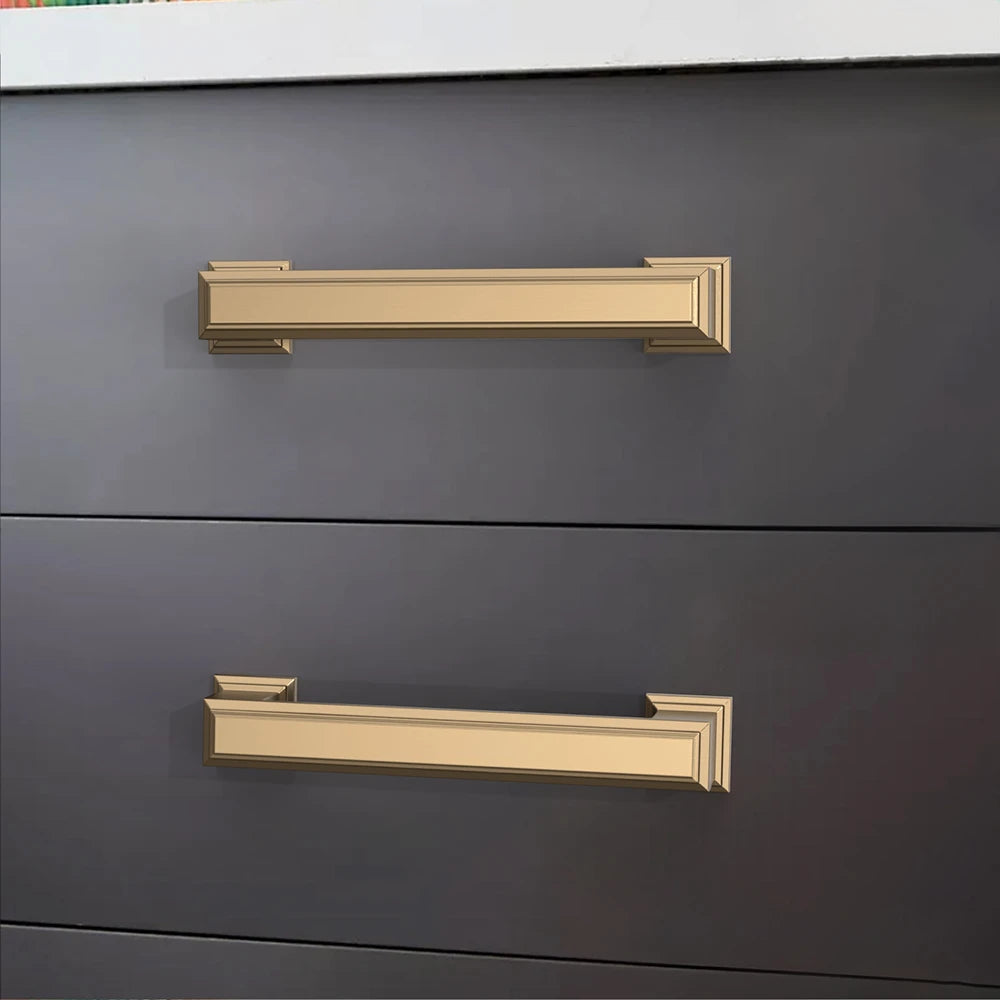 DESIGN2044 Solid Cabinet Handles | Minimalist Modern Design for Kitchen & Bathroom