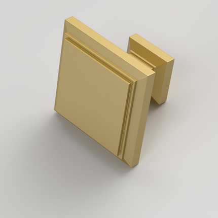 DESIGN2044 Brushed Gold Solid Knobs