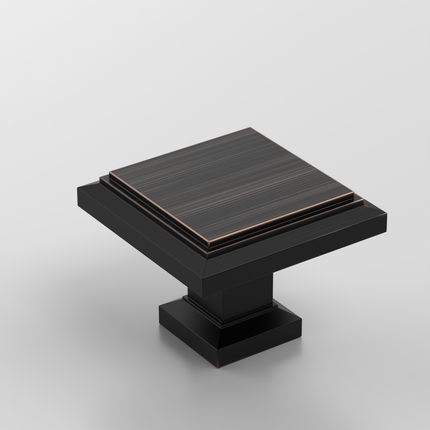 DESIGN2044 Brushed Gold Solid Knobs