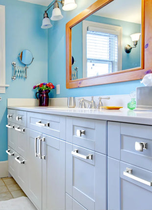 DESIGN2461 Polished Chrome Solid Handles