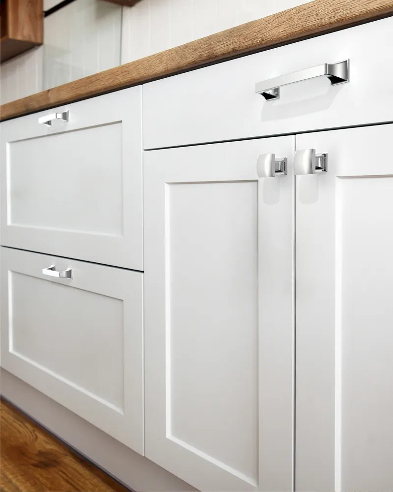 DESIGN2461 Solid Cabinet Handles | Sleek, Durable, and Easy to Install for Cabinets, Drawers & Closets