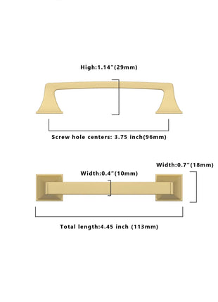 DESIGN2461 Gold Solid Handles