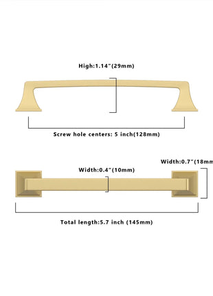 DESIGN2461 Gold Solid Handles