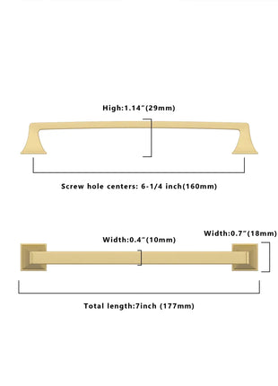 DESIGN2461 Gold Solid Handles