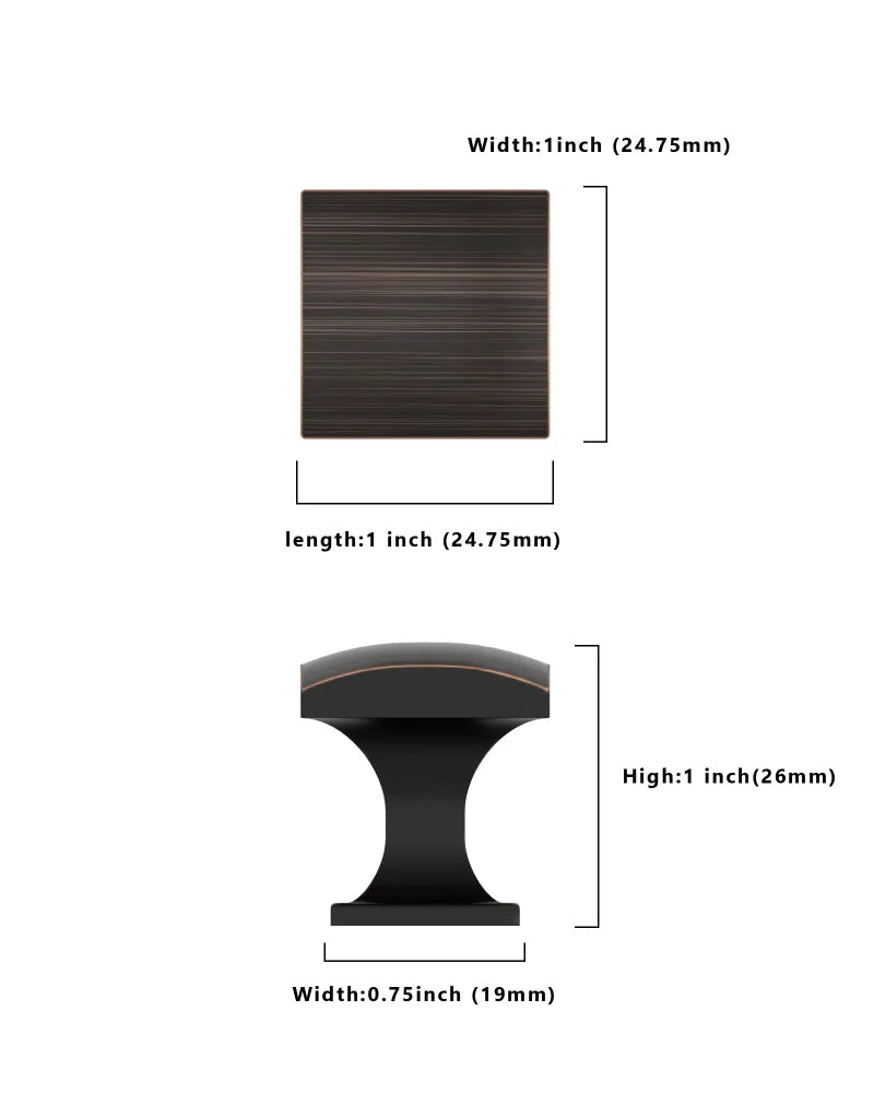 DESIGN1477 Solid Cabinet Knobs – Premium Materials, Easy to Install, Perfect for Modern Cabinets