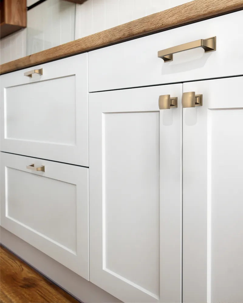 DESIGN2461 Solid Cabinet Handles | Sleek, Durable, and Easy to Install for Cabinets, Drawers & Closets