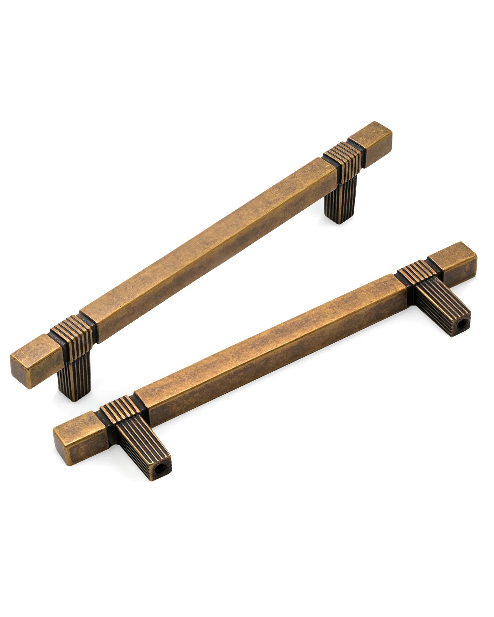 DESIGN3909 Solid Cabinet Pulls – Square Kitchen Handles for Cabinets & Drawers