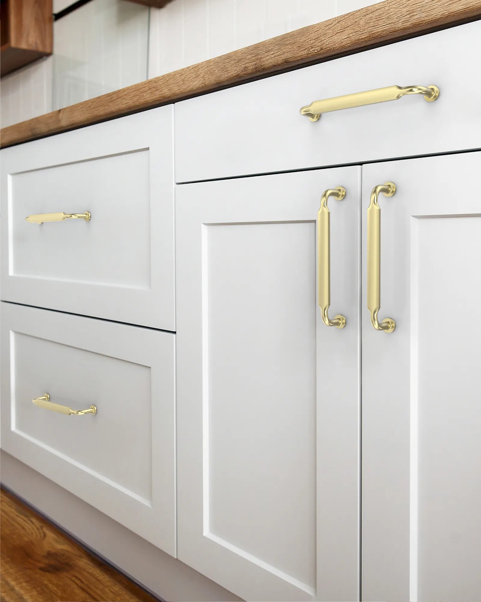 DESIGN2028 Solid Cabinet Handles | Durable & Easy Install for Kitchens, Bathrooms & Closets