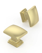 DESIGN2828 Solid Cabinet Knobs – Square Single Hole Knobs for Drawers & Cabinets