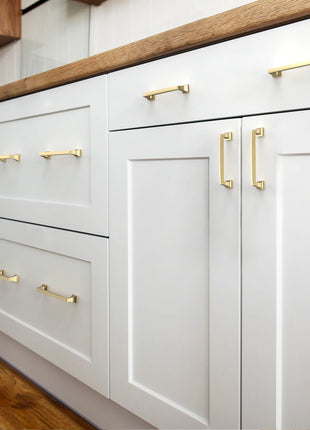 DESIGN3067 Brushed Brass Cabinet Pulls
