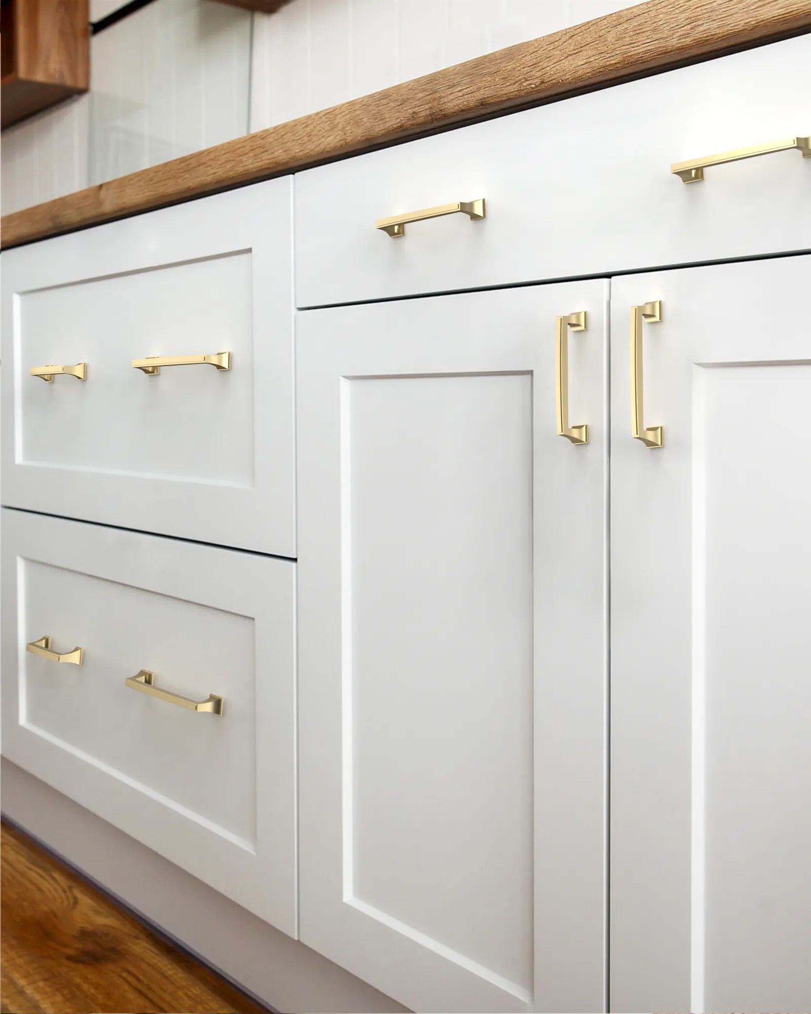 Amerdeco 10 Pack Matte Black 3 Inch(76mm) Hole Centers Kitchen Cabinet Pulls Cabinet Hardware Kitchen Handles for Cabine