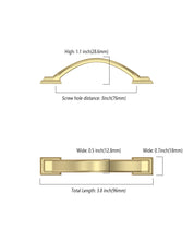 DESIGN3150 Solid Cabinet Handles | Durable & Easy Install for Kitchens, Bathrooms & Closets