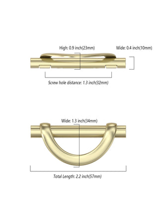 DESIGN3955 Brushed Gold Cabinet Pulls