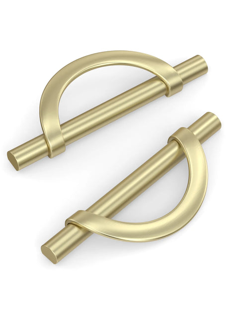 DESIGN3955 Brushed Gold Cabinet Pulls