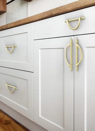 DESIGN3955 Brushed Gold Cabinet Pulls