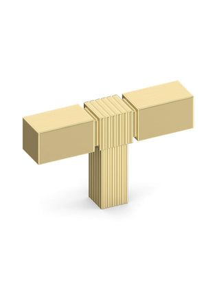 DESIGN3909 Brushed Gold Solid Knobs