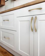DESIGN2554 Solid Cabinet Pulls – Twisted Bar & Arched Bow Handles for Cabinets & Drawers