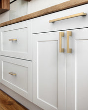 DESIGN4497 Cabinet Pulls – Easy-to-Install, Long-Lasting Brushed Gold Handles