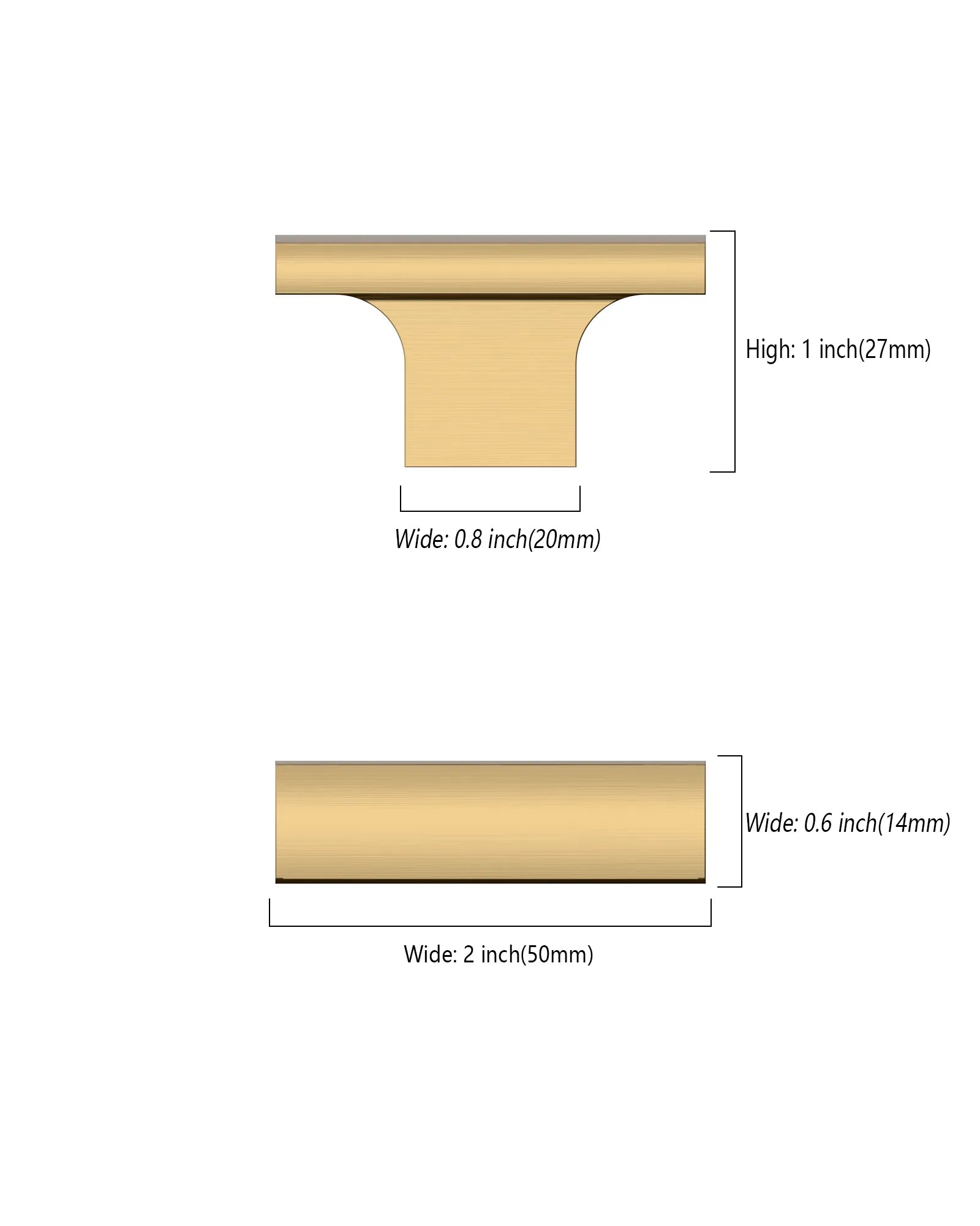DESIGN4497 Solid Cabinet Knobs – Durable Knobs for Drawers & Cabinets
