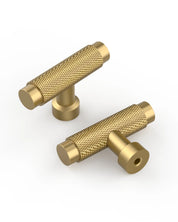 DESIGN4518 Solid Cabinet Knobs – Modern Brushed Gold Hardware for Cabinets, Drawers & Closets