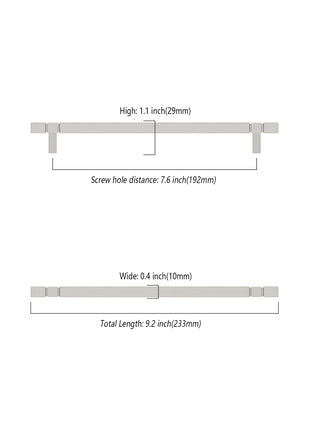 DESIGN3909 Brushed Satin Nickel Cabinet Pulls
