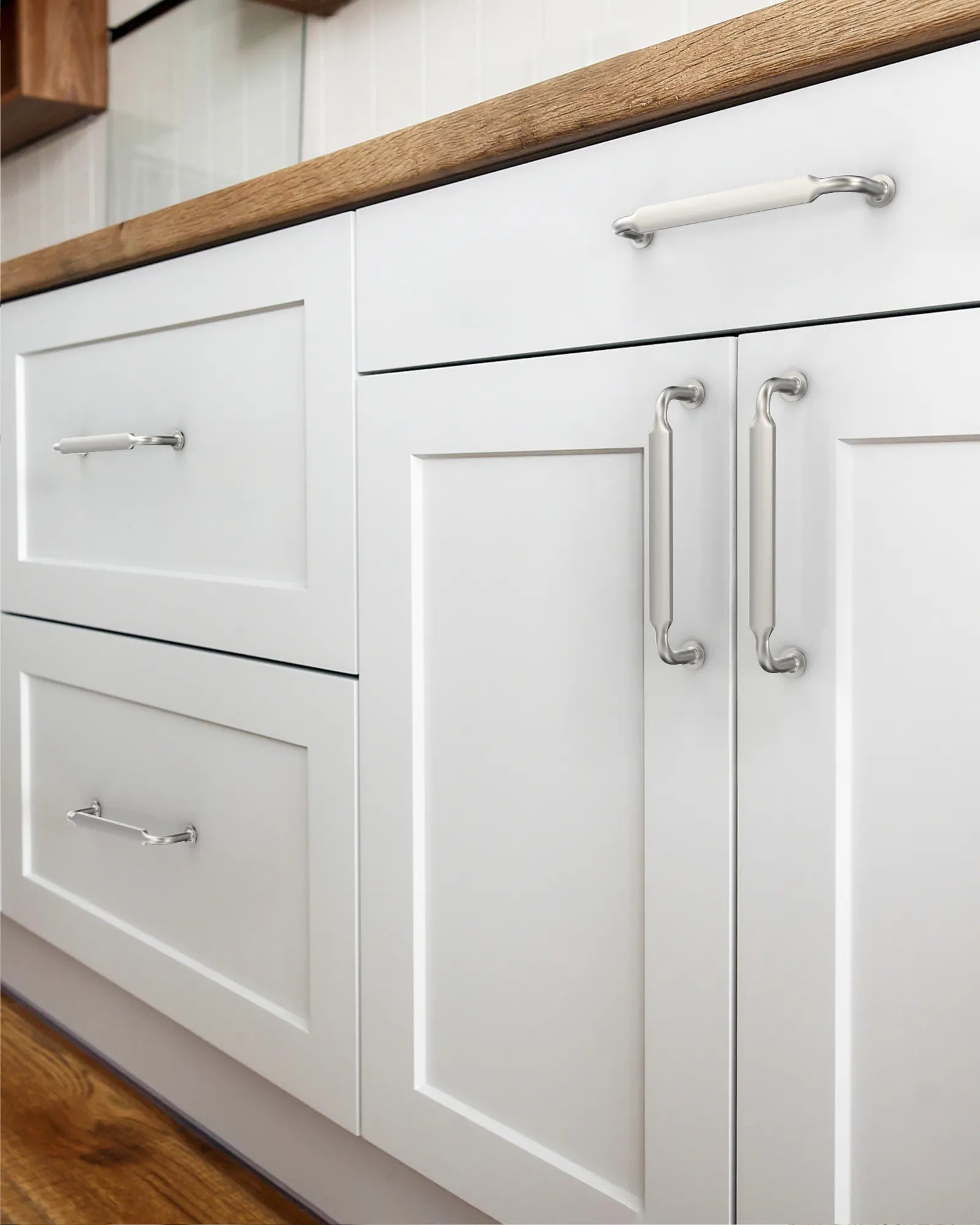 DESIGN2028 Solid Cabinet Handles | Durable & Easy Install for Kitchens, Bathrooms & Closets