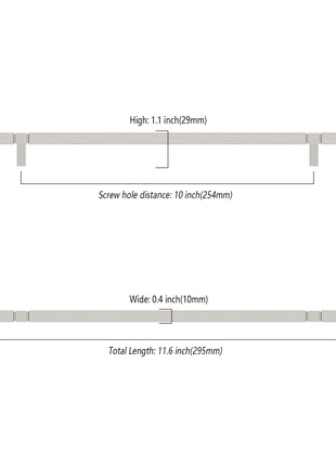 DESIGN3909 Brushed Satin Nickel Cabinet Pulls