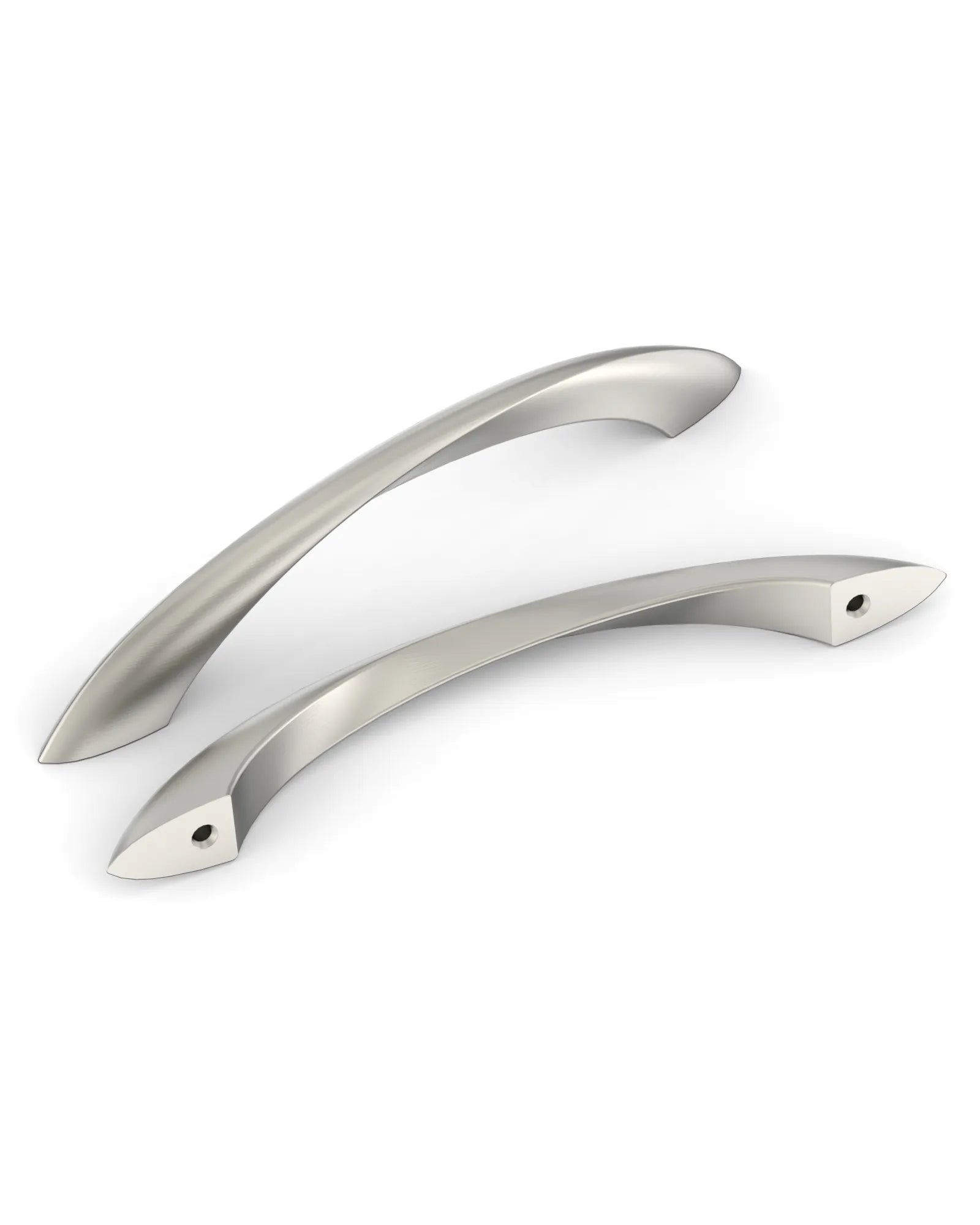 DESIGN2554 Solid Cabinet Pulls – Twisted Bar & Arched Bow Handles for Cabinets & Drawers
