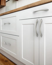 DESIGN2554 Solid Cabinet Pulls – Twisted Bar & Arched Bow Handles for Cabinets & Drawers