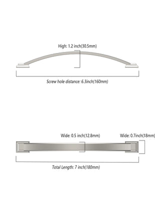 DESIGN3150 Brushed Satin Nickel Solid Handles
