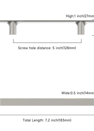 DESIGN3273 Brushed Satin Nickel Cabinet Pulls