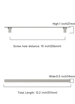 DESIGN3273 Brushed Satin Nickel Cabinet Pulls