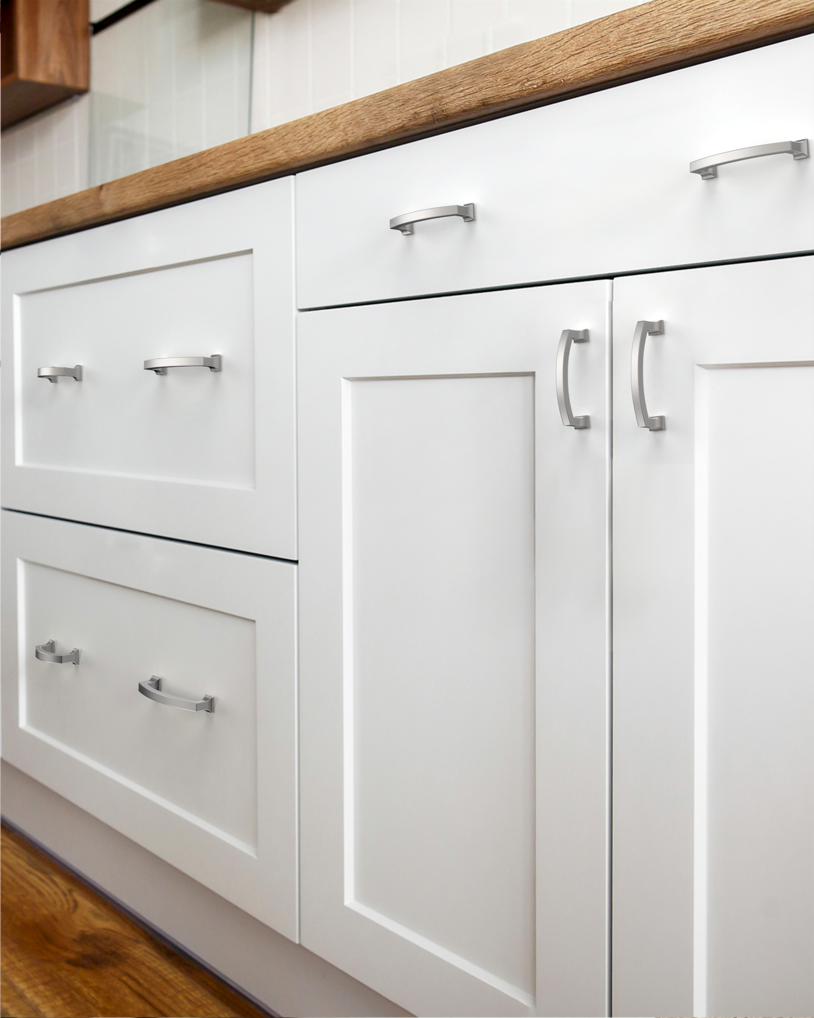 DESIGN3781 Solid Cabinet Handles – Sleek Pulls for Drawers, Cabinets & Closets