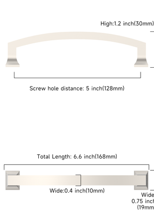 DESIGN3781 Brushed Satin Nickel Cabinet Pulls