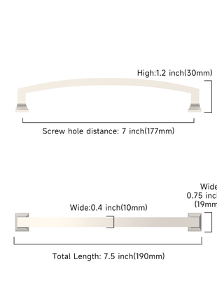 DESIGN3781 Brushed Satin Nickel Cabinet Pulls