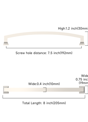 DESIGN3781 Brushed Satin Nickel Cabinet Pulls
