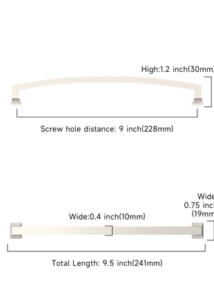 DESIGN3781 Brushed Satin Nickel Cabinet Pulls