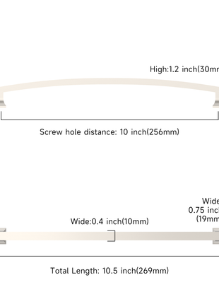 DESIGN3781 Brushed Satin Nickel Cabinet Pulls