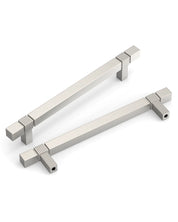 DESIGN3909 Solid Cabinet Pulls – Square Kitchen Handles for Cabinets & Drawers